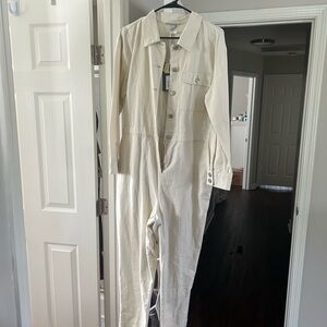 Cream Sandy Liang jumpsuit-brand new with tags-size 12